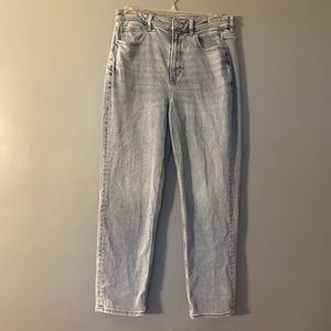 AE straight mom jeans
